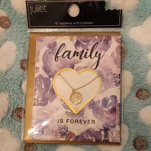 Juliet Gold Necklace with Yree Of Life Pendant